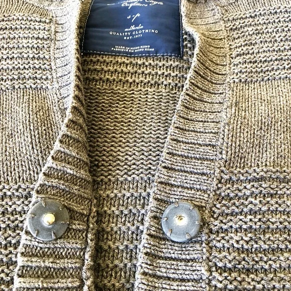 American Eagle Outfitters Wool Oversized Long Single Button Crochet Sweater ECU - Picture 6 of 12